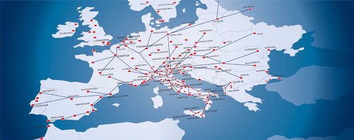 Mappa Italia linee autobus